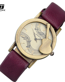 Women Fashion Tuitar Music Casual Watch