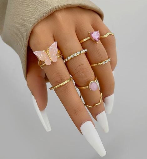 Boho Ring Set