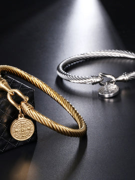 Saint Benedict Medal Charm Bracelets