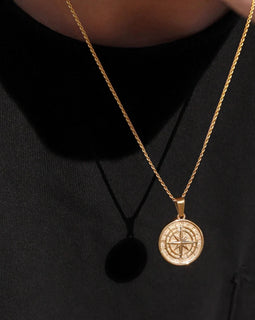 Men's Compass Necklaces