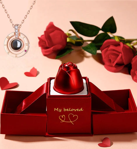 Projection Necklace With Gift Box