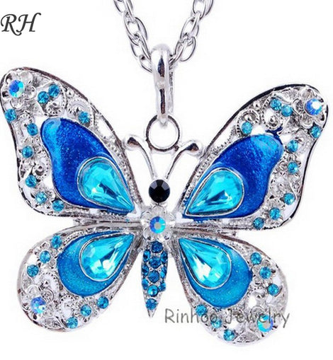 Colorful Butterfly Necklace