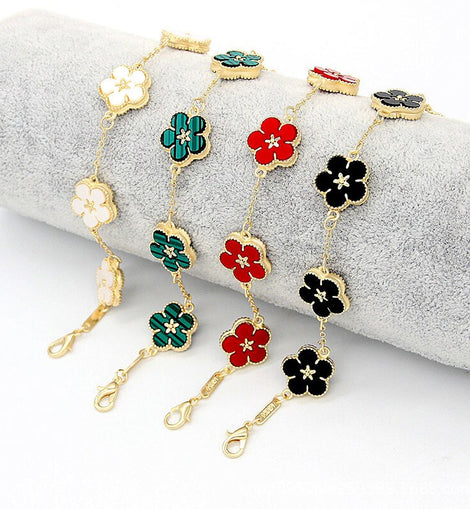 18k Gold Plating Flower Bracelets