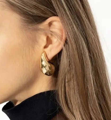 Chunky Dome Drop Earrings